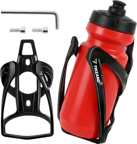 Portabidón para bicicleta TRIZAND, negro, universal