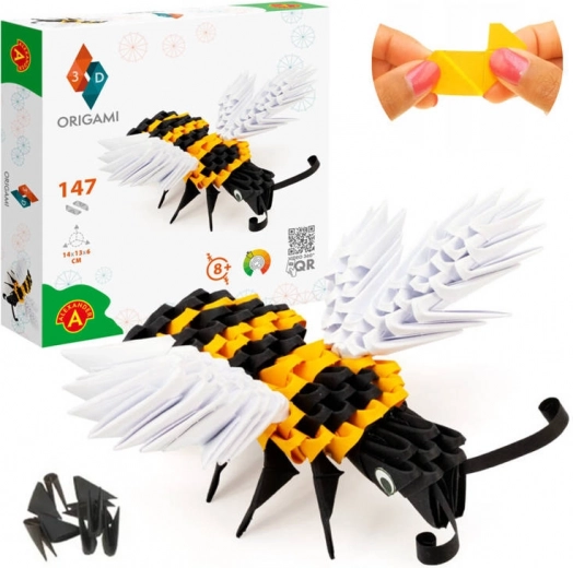 Alexander origami 3D abeja – kit creativo para niños 8+