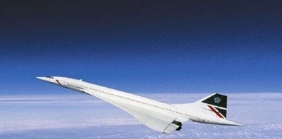Modelo de plástico Concorde British Airways