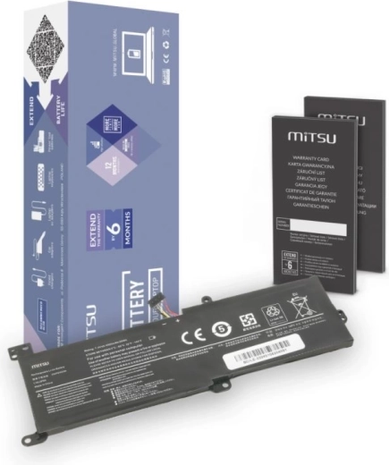 Batería MITSU para Lenovo IdeaPad 320 (4050 mAh, 30 Wh, 7,4–7,6 V)