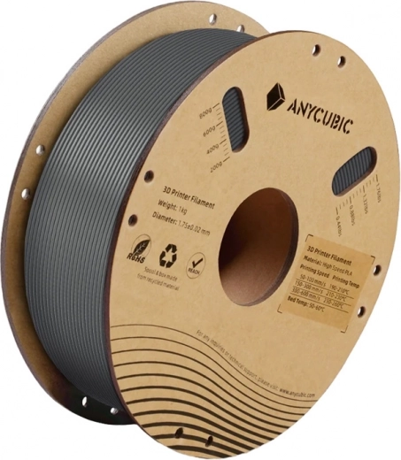 Filamento PLA de alta velocidad Anycubic 1 kg – gris