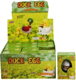 Huevo de patito: patito creciente para el agua, artículo de broma