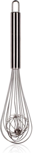 Batidor de varillas de acero inoxidable con bolita 25 cm Culinaria