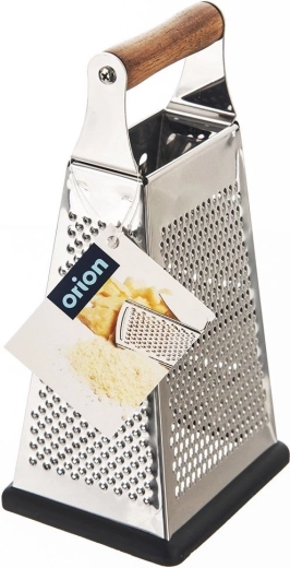 Acero inoxidable resistente y cómodo mango de madera