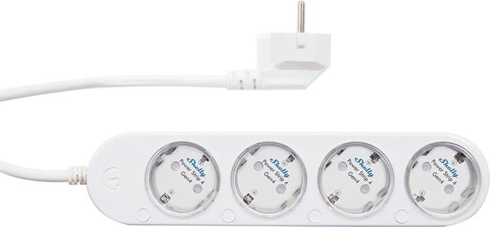 Regleta inteligente Shelly Power Strip 4 Gen4 con compatibilidad con Zigbee y Matter