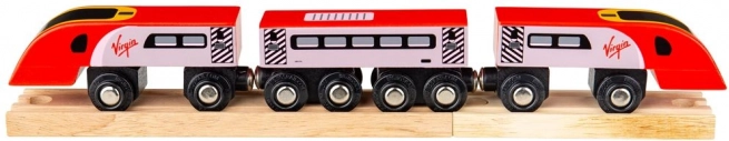 Bigjigs Rail Virgin Pendolino – conjunto de madera