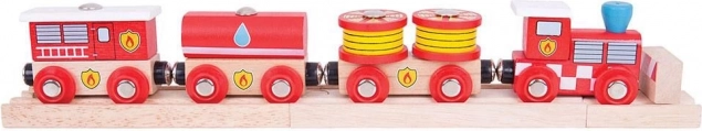 Gran Tren de Bomberos Bigjigs Rail
