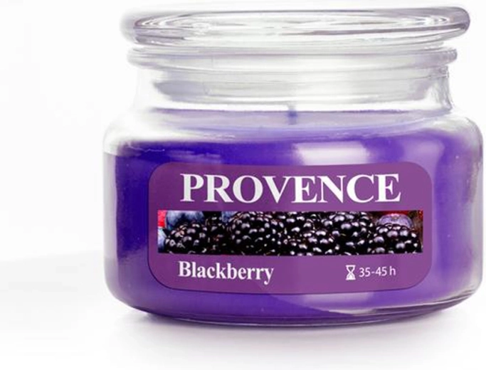 Vela aromática en vaso PROVENCE mora 45 horas