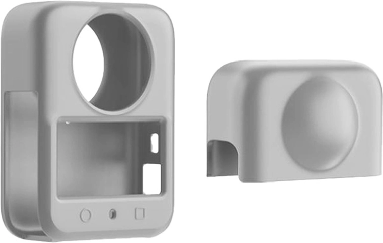 Funda de silicona con tapa de objetivo para DJI Osmo 360 (gris) PULUZ