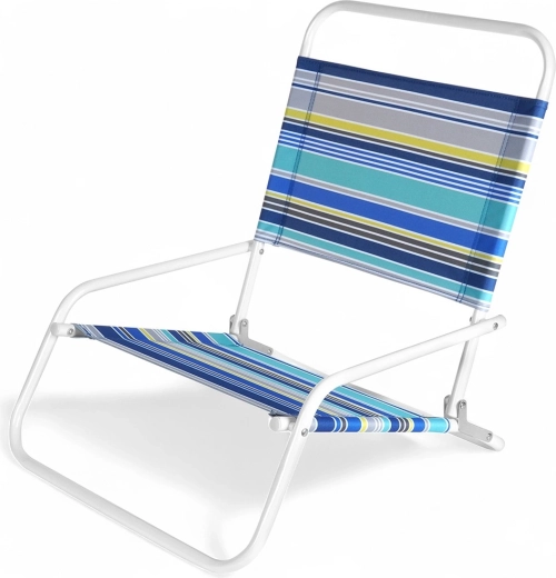 Silla de playa plegable con asiento bajo Vilde