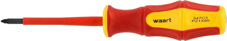Destornillador aislado de cruz PZ1 80 mm