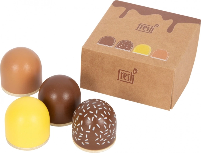Small Foot bombones de chocolate de madera Fresh
