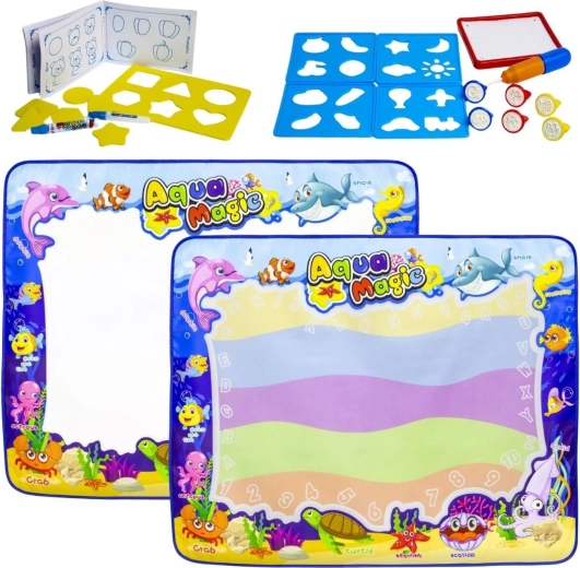 Alfombrilla educativa de pintura con agua Ocean - 1 pieza