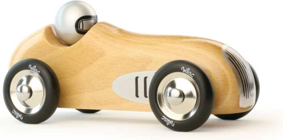 Vilac coche de carreras histórico de madera natural
