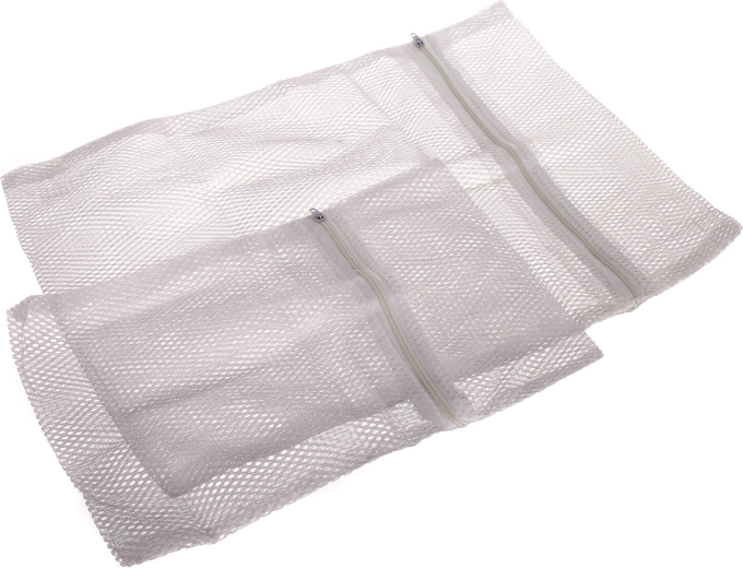 Bolsas de lavado con cremallera BRILANZ – set de 2 uds (20 × 30 cm y 30 × 40 cm)