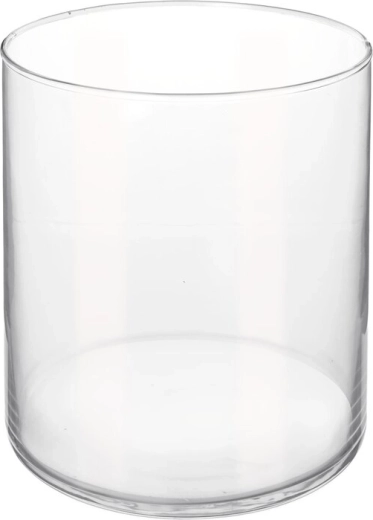 Jarrón de vidrio transparente 14,5 cm