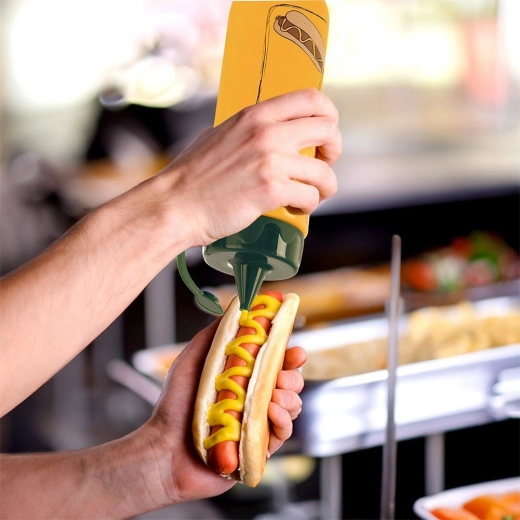 Ideal para mostaza y otras salsas