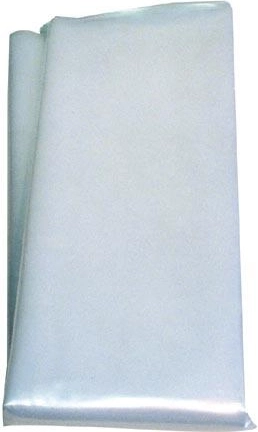 Lona de construcción y jardín 5 × 6 m, transparente, 0,10 mm