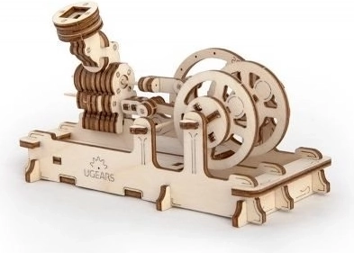 Rompecabezas 3D de madera UGEARS Motor de aire – modelo mecánico