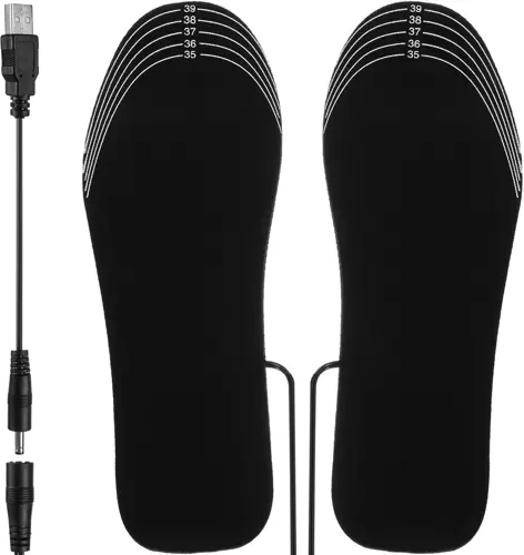 Plantillas calefactables para zapatos por USB Trizand 35–40
