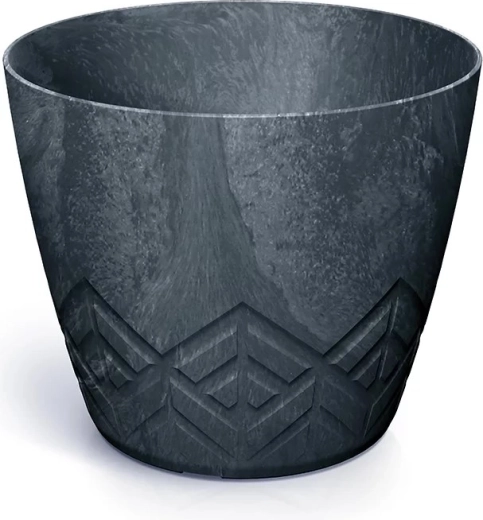Maceta Areco Beton Effect antracita 17,8 cm