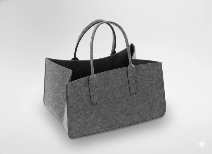 Bolsa de fieltro portátil 50 × 27 × 34 cm