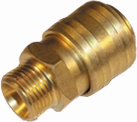 Conector rápido con rosca exterior 1/2" de latón