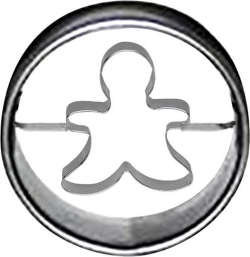 Cortador para galletas redondo de 4 cm – pan de jengibre