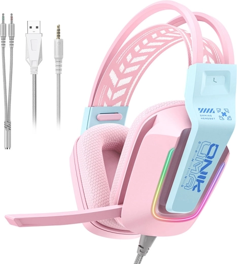 Auriculares gaming ONIKUMA X13 rosa