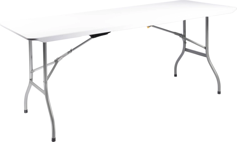 Gran mesa plegable de jardín y catering 180 cm