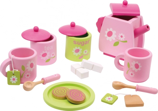 Set de té de madera Rose