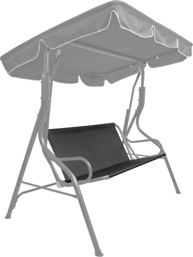 Asiento textil para columpio 93 × 114 cm antracita