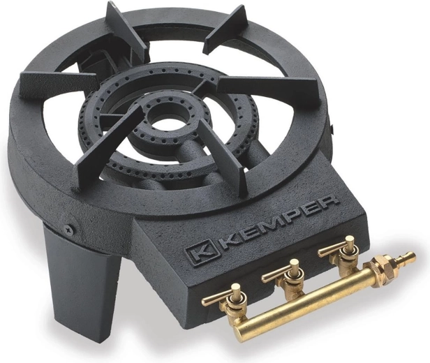 Cocina de gas de un quemador para PB con quemador de hierro fundido y encendido piezoeléctrico