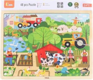 Puzle de madera Granja 48 piezas