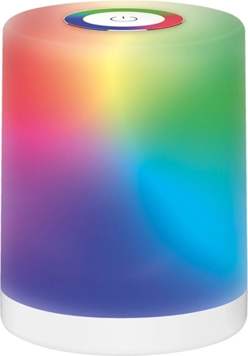 Linterna LED RGB recargable Solight con control táctil