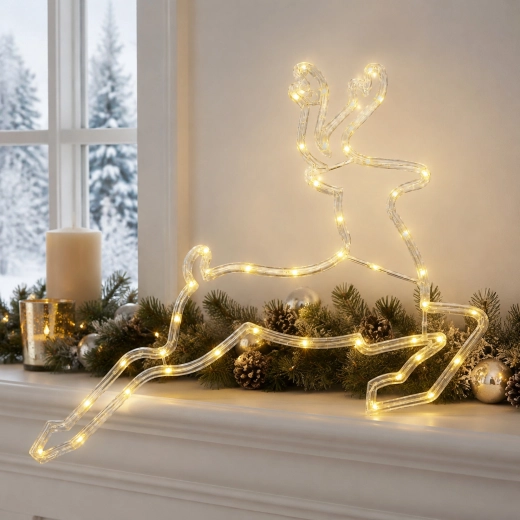 Decoración luminosa llamativa