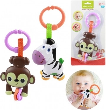 Sonajero para bebés con animalito, de plástico, 4m+