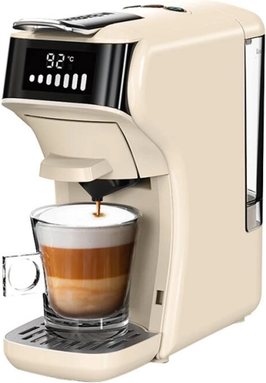 Cafetera de cápsulas HiBREW 5 en 1, beige