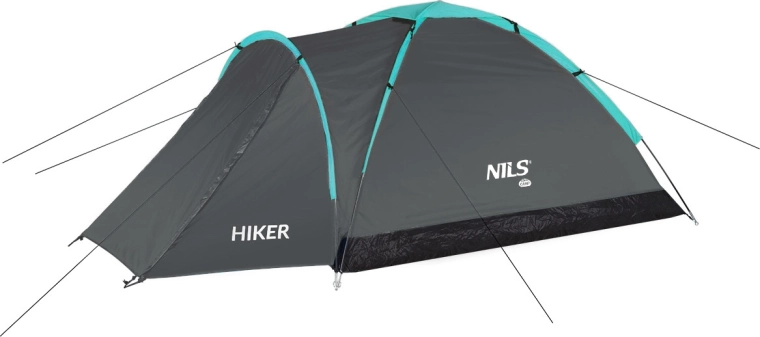 Tienda de campaña de senderismo Nils Camp Hiker gris para 2 personas