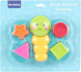 Encajable de mariposa – juguete de plástico para niños 18m+