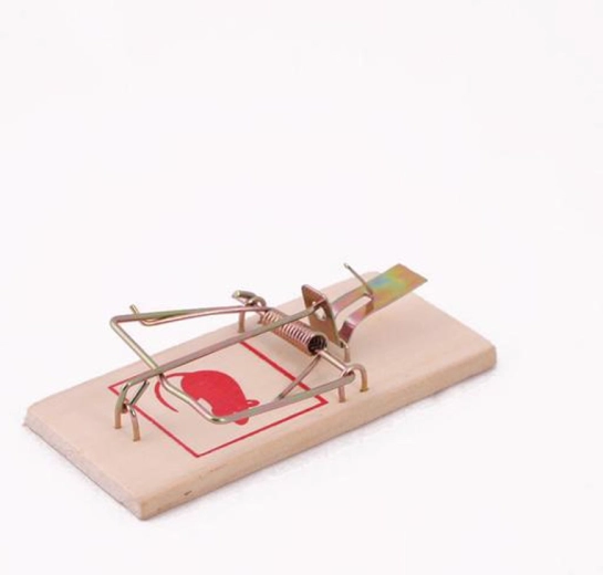 Trampa de madera para ratones, set de 3 uds