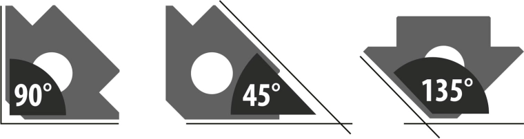 Ángulos precisos para soldadura