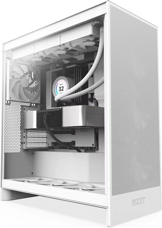 Caja de ordenador H7 Flow midi tower con ventana blanca