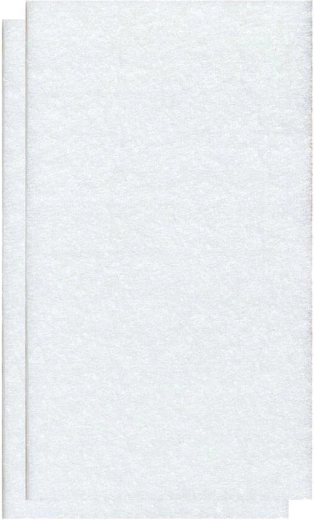 Almohadillas de fieltro autoadhesivas para muebles 100 × 60 mm, blancas, 2 uds.