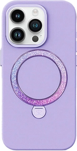 Funda Joyroom Dancing Circle para iPhone 15 Pro Max, morada
