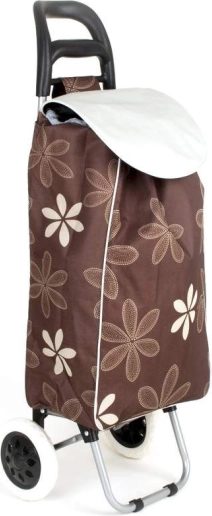Bolsa de la compra con ruedas Banquet Carrie 95 × 36 cm, marrón