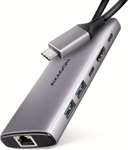 Hub USB multipuerto 6 en 1 AXAGON con 10Gbps