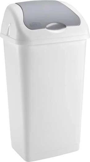Papelera de plástico HEIDRUN 60 l con tapa autocerrable