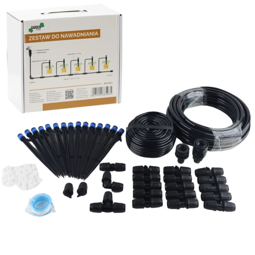 Kit de riego por goteo con 15 goteros