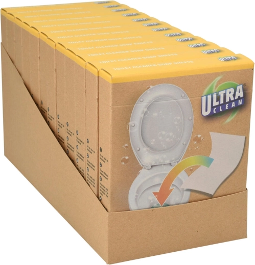 Toallitas de jabón para la limpieza de WC ULTRA CLEAN (10 uds.)
